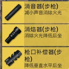 《和平精英》步枪最佳枪口配件