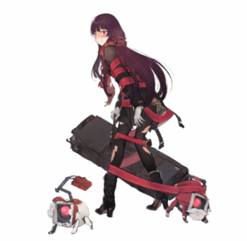 《少女前线》WA2000装扮「雪下赴约者」Live 2D效果一览