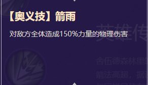 《启源女神》英雄罗宾汉详细资料