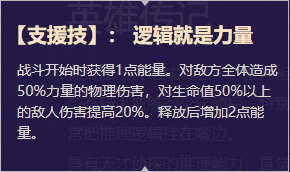 《启源女神》英雄福尔摩斯详细资料