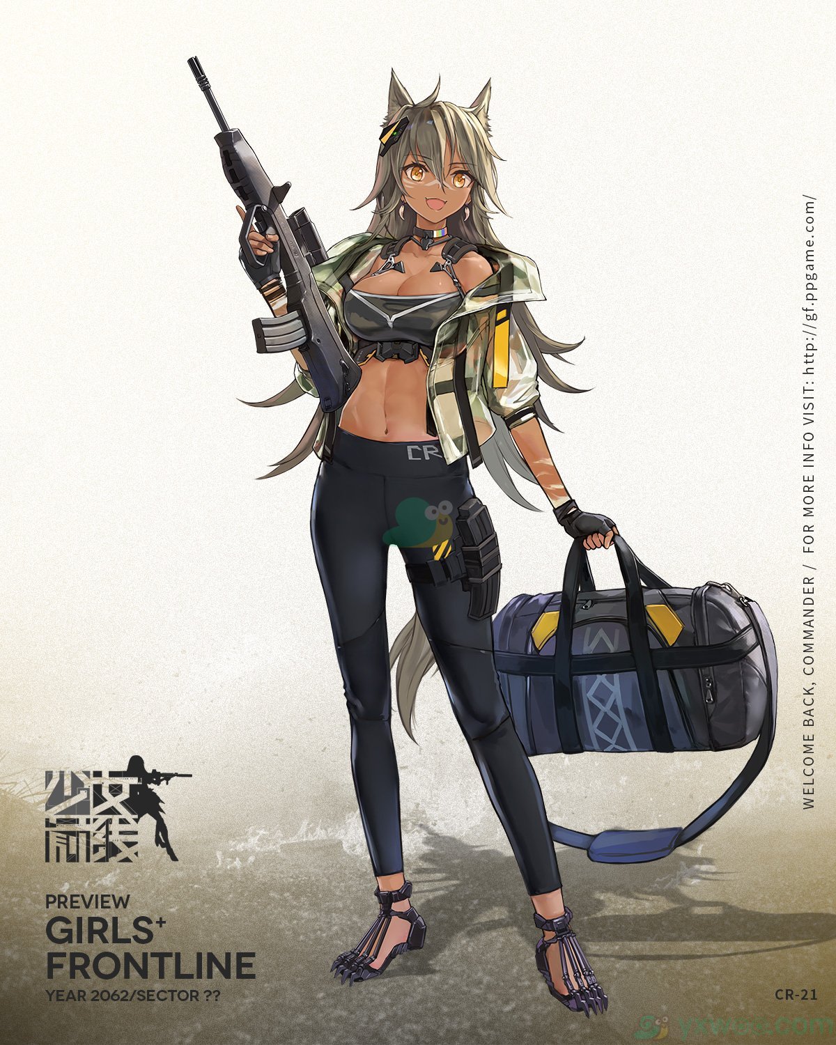 《少女前线》四星突击步枪CR-21建造时间一览