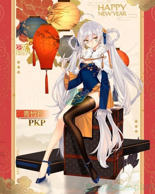 《少女前线》2020年春节装扮PKP“青竹矜”一览