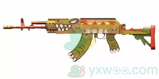 《和平精英》折纸暴龙新皮肤一览