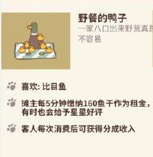 《动物餐厅》野餐的鸭子解锁方法
