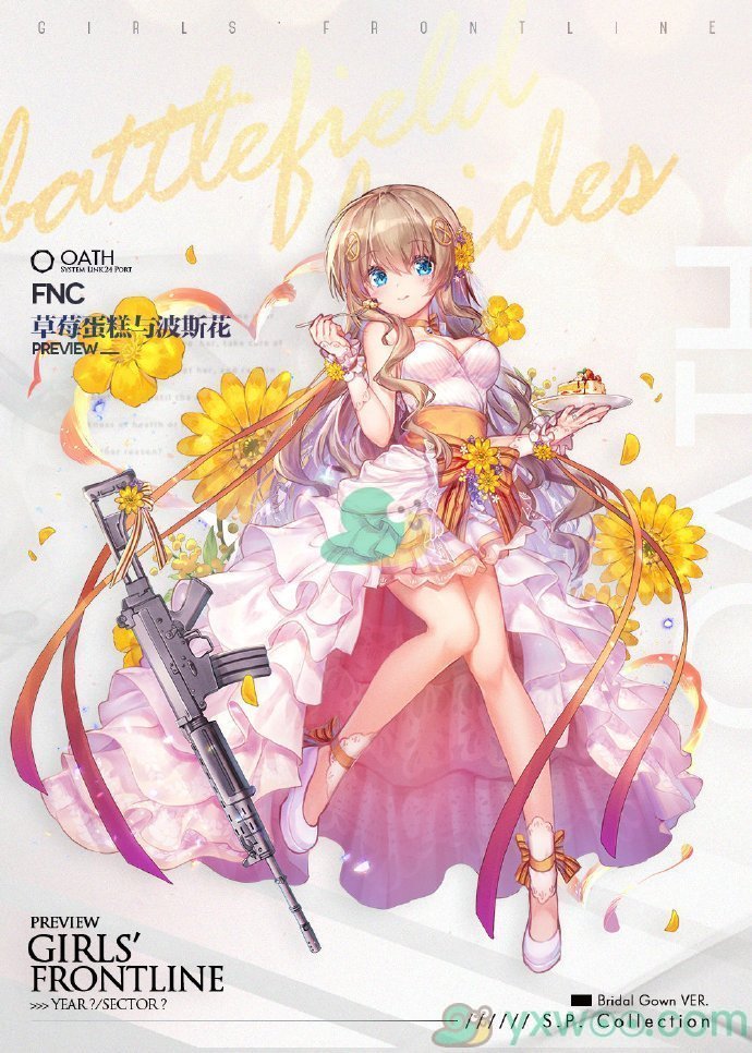 《少女前线》FNC婚纱装扮「草莓蛋糕与波斯花」获取方式一览