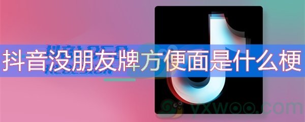 抖音没朋友牌方便面是什么梗
