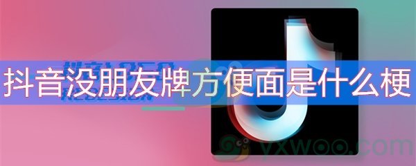 抖音没朋友牌方便面是什么梗