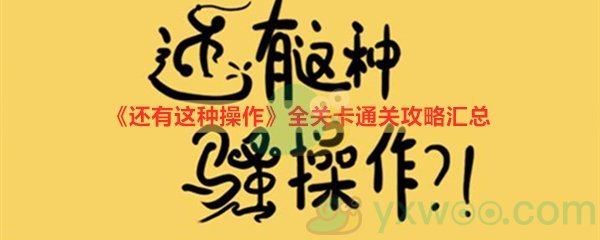 《还有这种操作》全关卡通关攻略汇总​