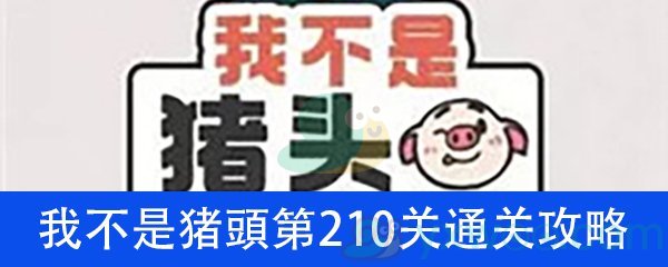 《我不是猪头》第210关通关攻略详解