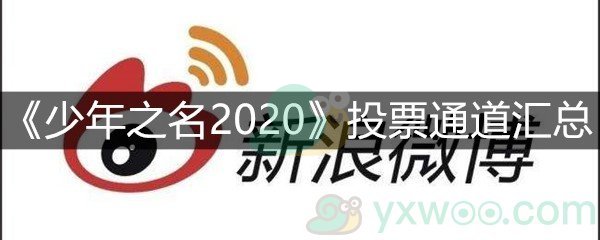 《少年之名2020》投票通道汇总