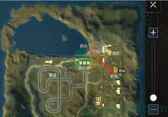 《和平精英》训练营烟雾弹位置介绍