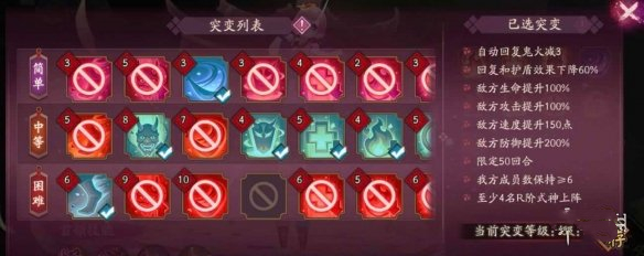 《阴阳师》妖行试炼第五天打法攻略