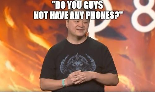 你們沒有手機嗎是什么意思