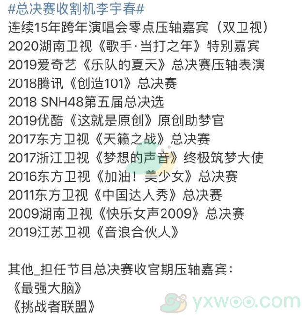 青春有你2决赛重磅助阵嘉宾爆料