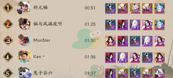 《阴阳师》战火姥姥冲榜阵容推荐
