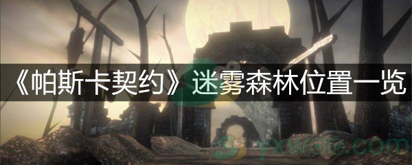 《帕斯卡契约》迷雾森林位置一览
