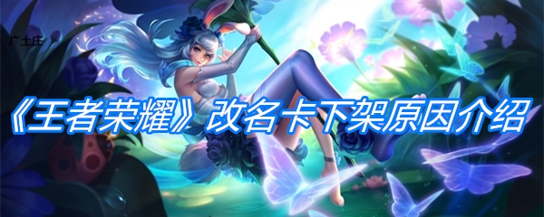 《王者荣耀》改名卡下架原因介绍