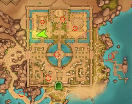 《龙之谷2》全地图风景点坐标介绍
