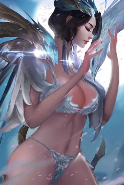 《王者荣耀》虞姬云霓雀翎去衣图无码高清福利图汇总