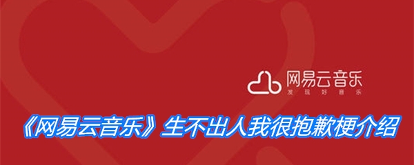 《网易云音乐》生不出人我很抱歉梗介绍