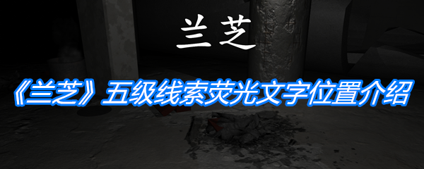 《孙美琪疑案：兰芝》五级线索荧光文字位置介绍