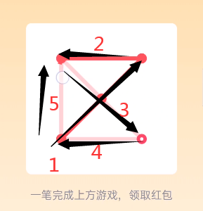 《QQ》一笔画红包全关卡通关攻略