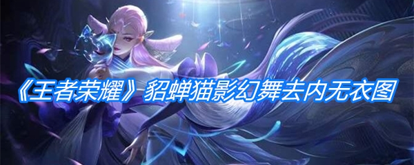 《王者荣耀》貂蝉猫影幻舞去内无衣图
