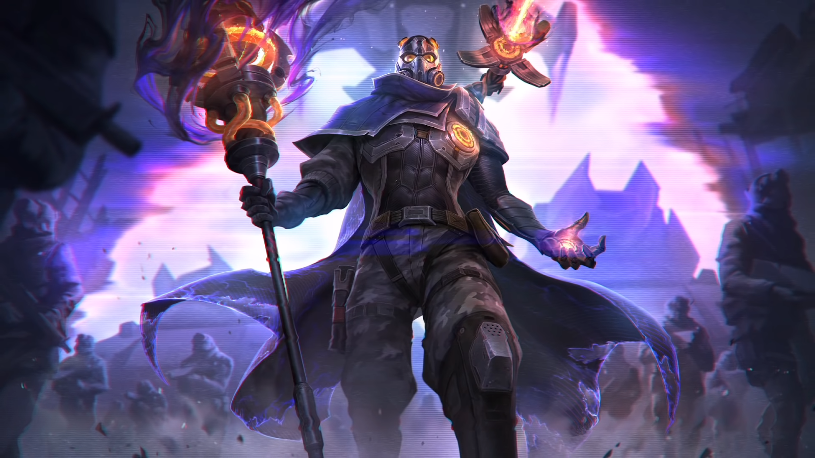 《LOL》灵能特工黑玫瑰维克托特效展示