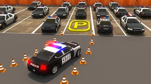 真实警车停车场3D最新版