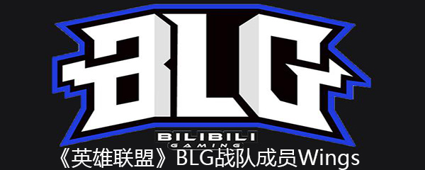 《英雄联盟》BLG战队成员Wings