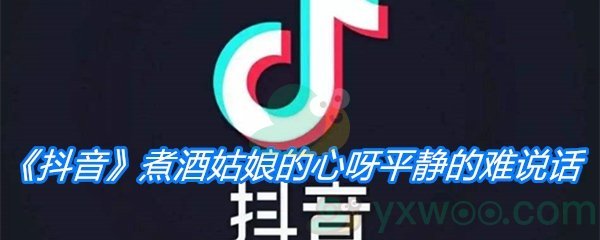 《抖音》煮酒姑娘的心呀平静的难说话歌曲分享