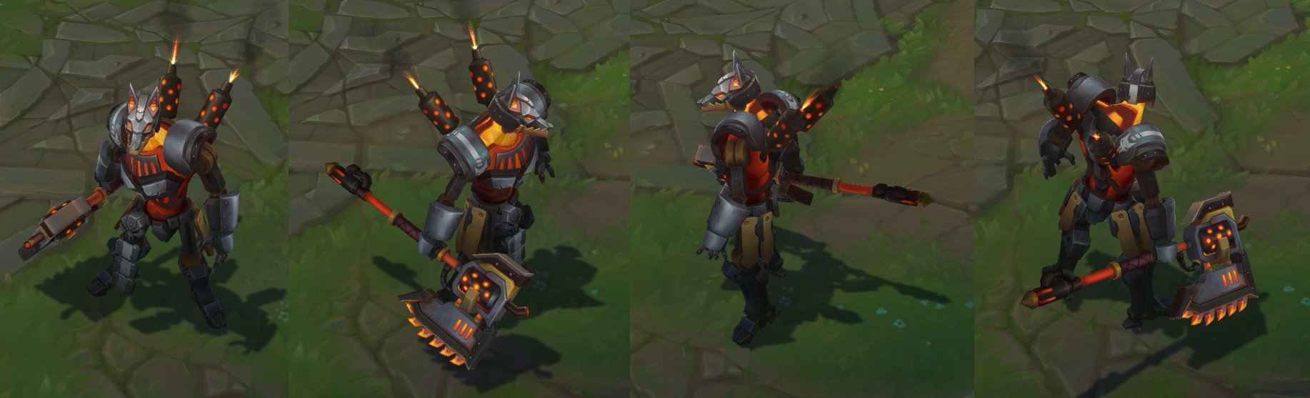 《LOL》战地机甲内瑟斯皮肤展示
