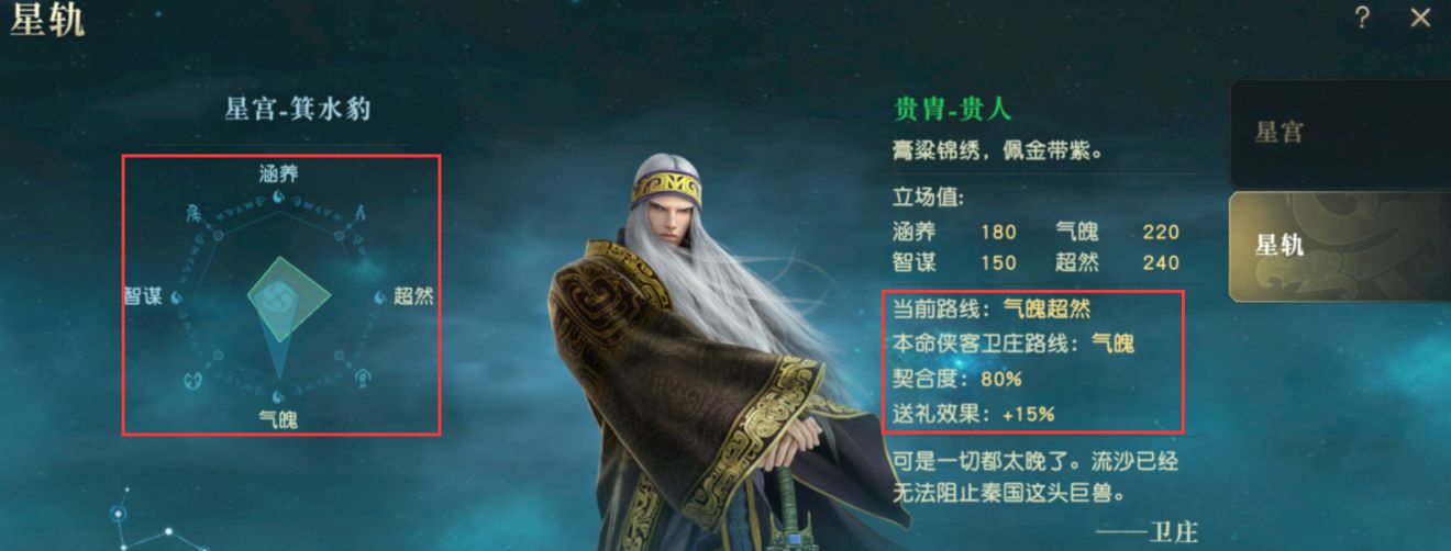 《秦时明月世界》角色路线图攻略