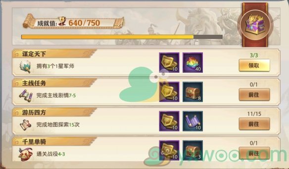 《少年三国志：零》成就系统介绍