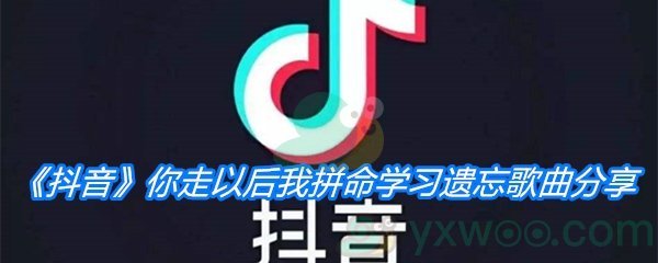 《抖音》你走以后我拼命学习遗忘歌曲分享