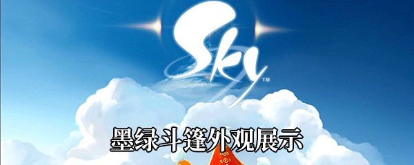 《Sky光遇》墨绿斗篷外观展示