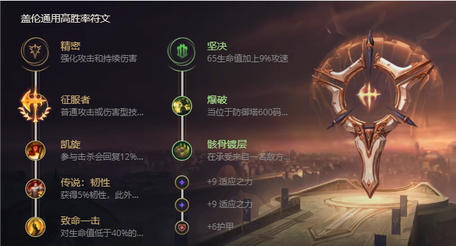 《LOL》S11德玛西亚之力盖伦出装推荐