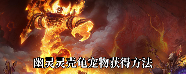 《魔兽世界》9.0幽灵灵壳龟宠物获得方法