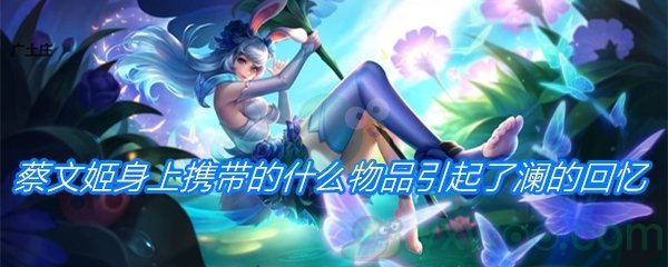 蔡文姬身上携带的什么物品引起了澜的回忆