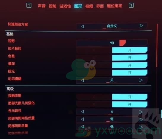 《赛博朋克2077》RX580显卡设置推荐