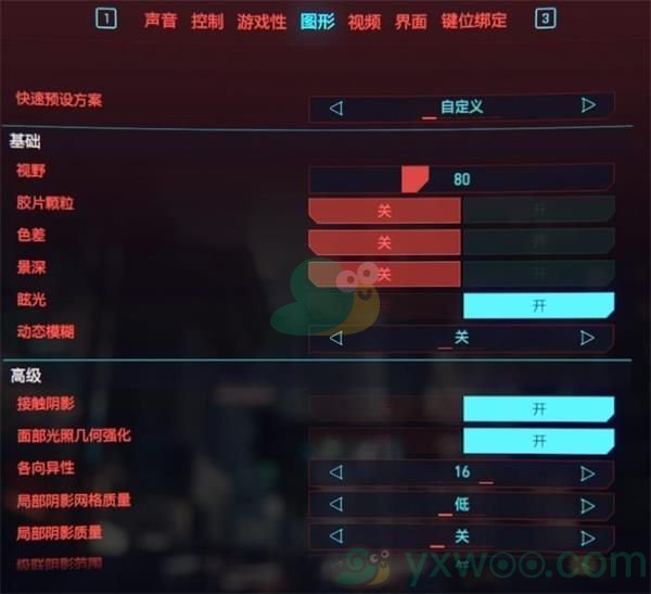 《赛博朋克2077》GTX1050显卡设置推荐