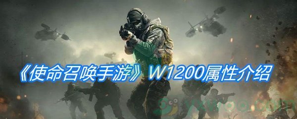 《使命召唤手游》W1200属性介绍