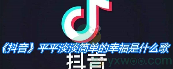 《抖音》平平淡淡简单的幸福是什么歌