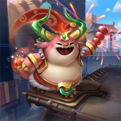 《LOL》小小英雄福牛新年胖胖龙外观展示