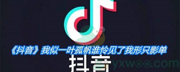 《抖音》我似一叶孤帆谁怜见了我形只影单是什么歌