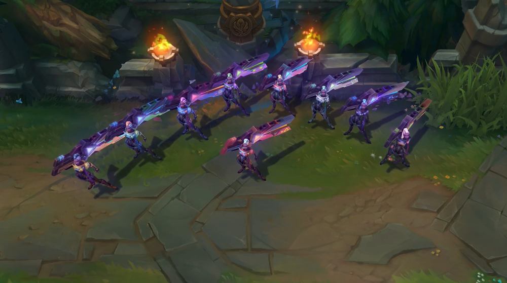 《LOL》源计划赛娜皮肤展示