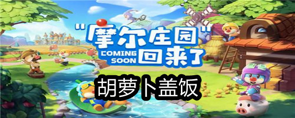 《摩尔庄园》胡萝卜盖饭