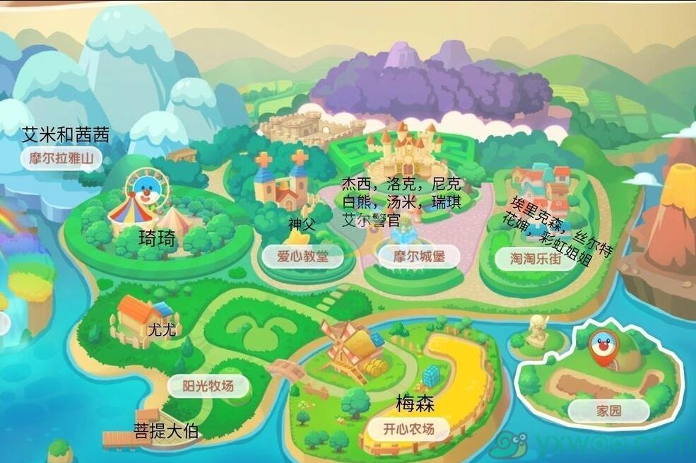 《摩尔庄园手游》杰西位置介绍