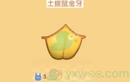 《摩尔庄园手游》土拨鼠金牙获得方法