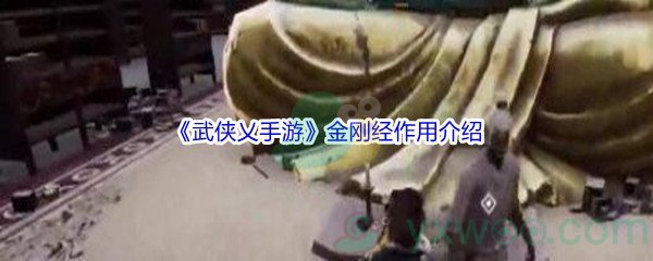 《武侠乂手游》金刚经作用介绍